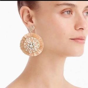 J. Crew Raffia Sparkle Earring